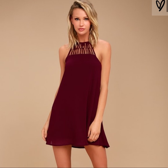 Lulus Dresses & Skirts - Lulu’s Tell Me Plum swing dress